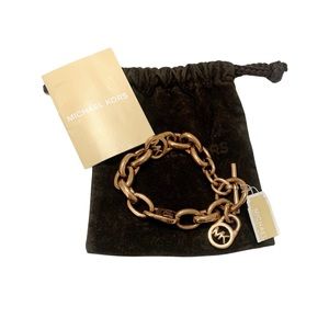 Michael Kors Rose-Gold Toggle Bracelet